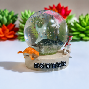 Themed night light with decorations/pictures and/or small toys
