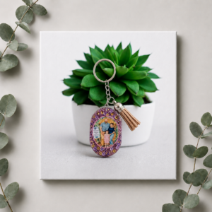 Oval Keychain
