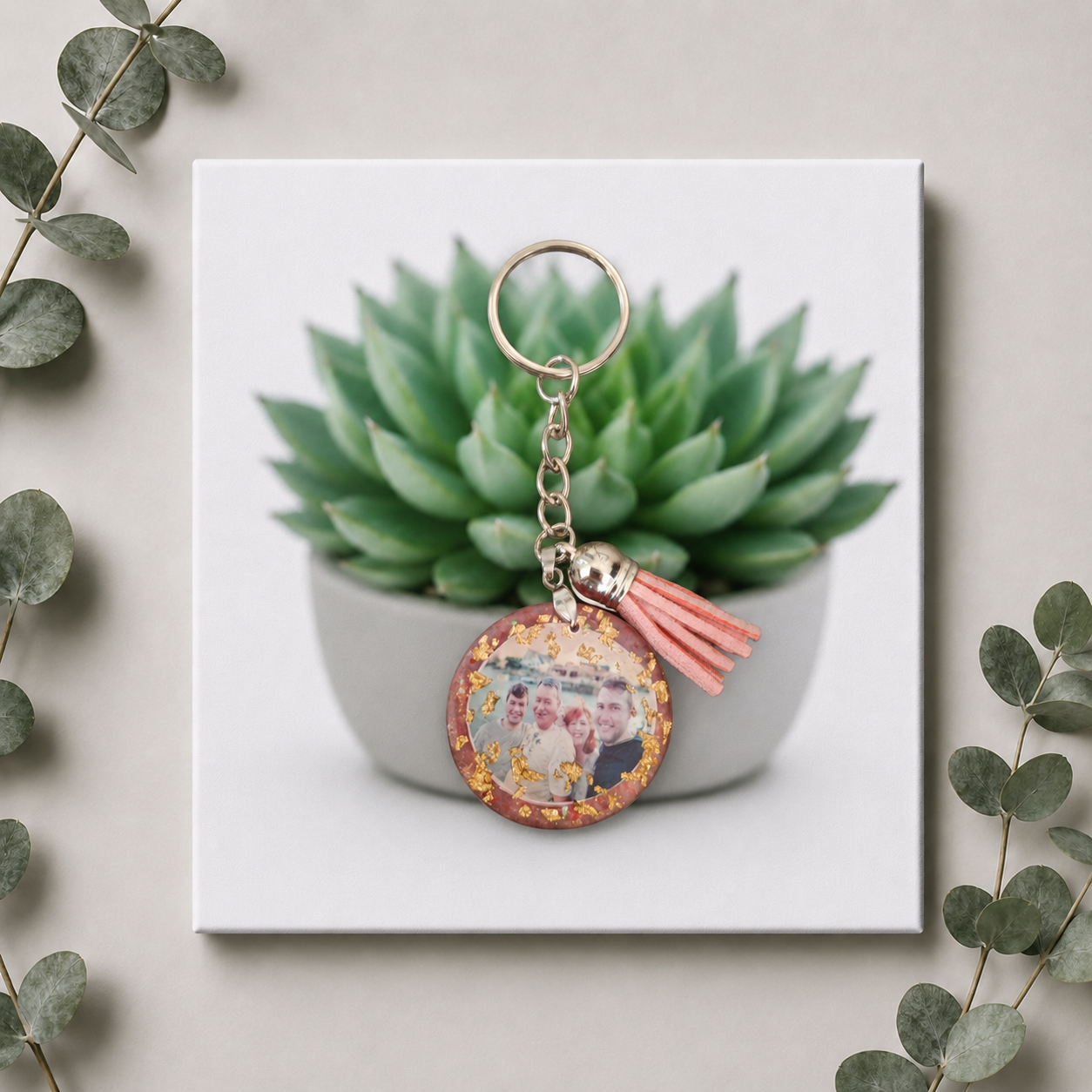 Round Keychain