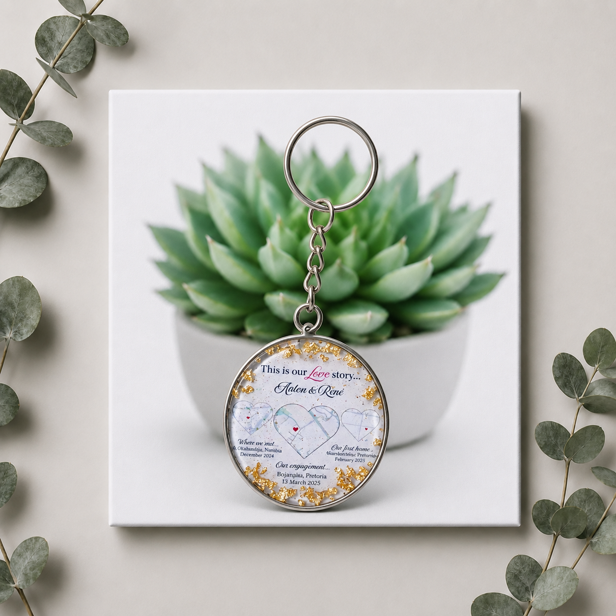 Oval Keychain - Image 2
