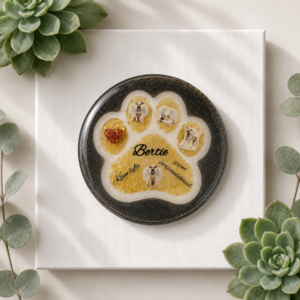 Single Coaster (Paw Print)