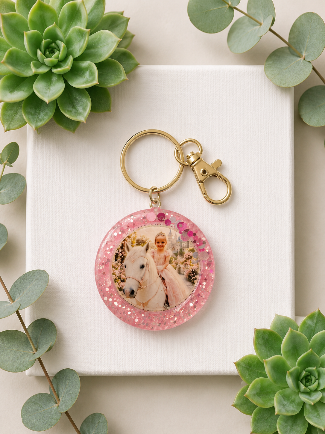 Personalized children's name tag.