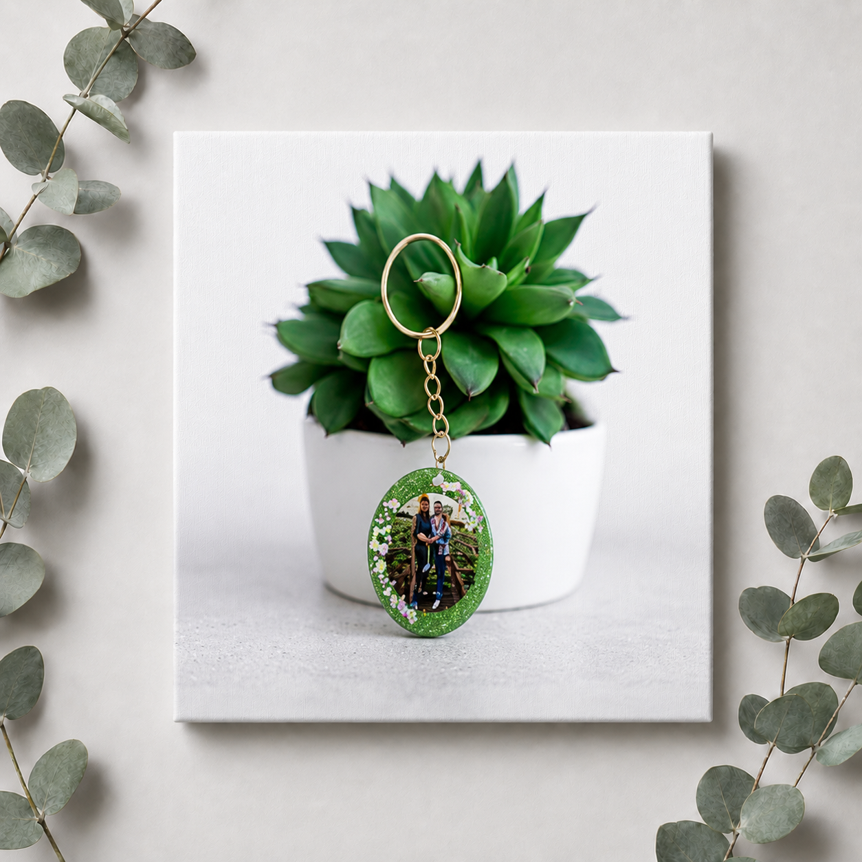 Round Keychain